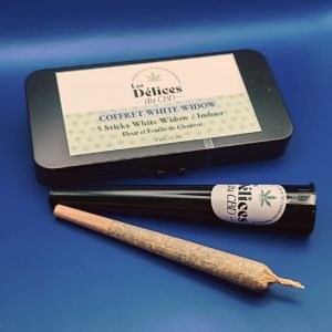 Les delices du cbd huile resine fleurs indoor francais - white widow profil